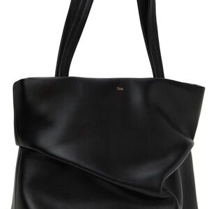 Chloé's Judy Black Leather Folded Tote